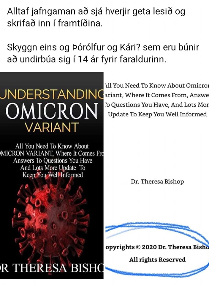 Skyldi Omicron Afbrigðið hafa verið búið til á Tilraunastofu?